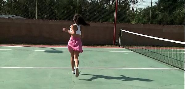  Brazzers - Big Tits In Sports - Playing with my Tennis Balls scene starring Yurizan Beltran and Jord